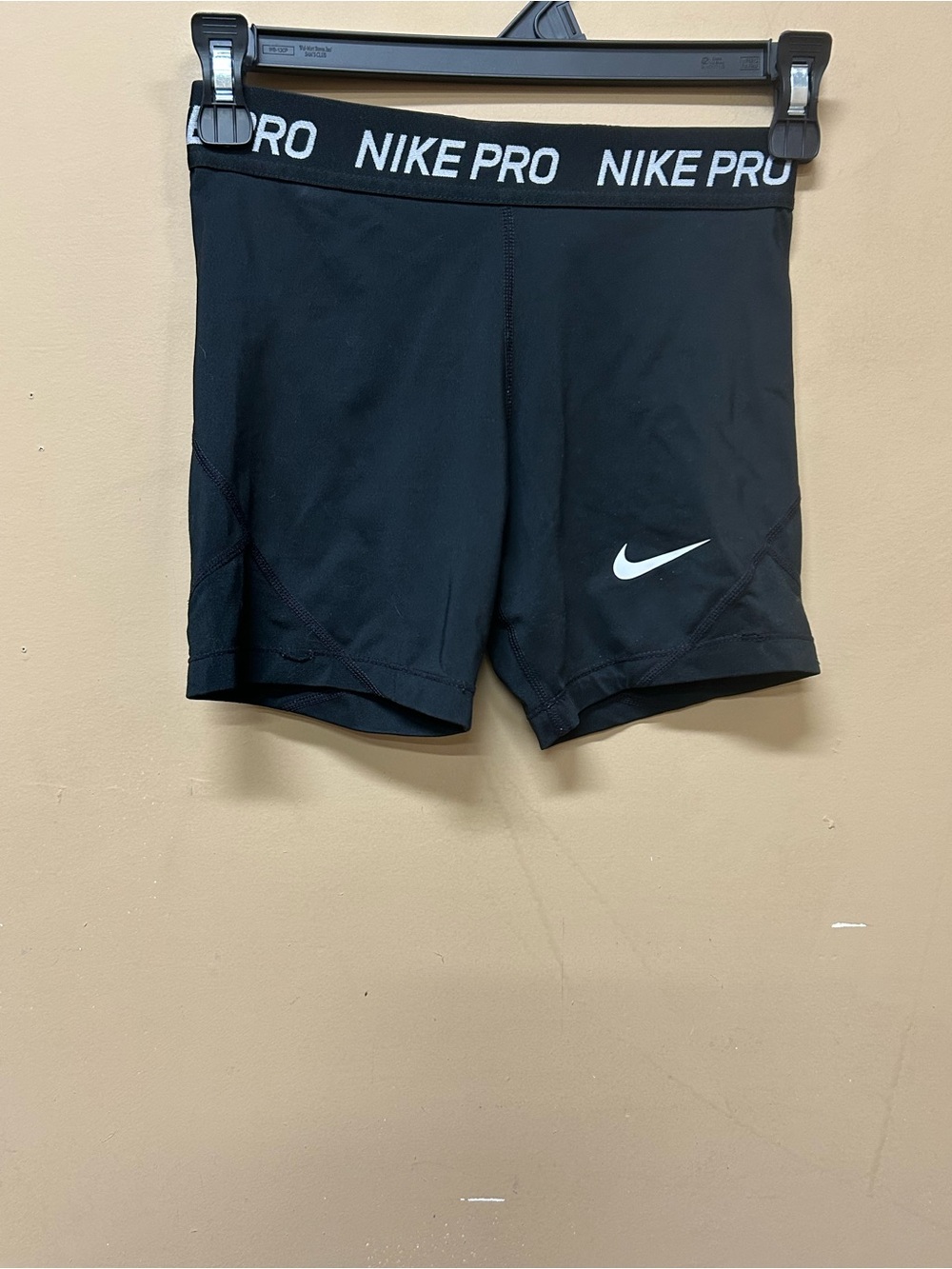 Nike Pro Women's Shorts - Black White Engineered Training Compression Size XS